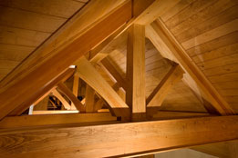 Hand Crafted Interior Trusses