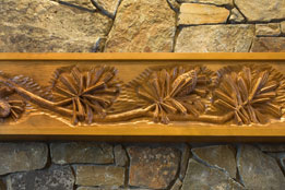 Hand Carved Fireplace Mantel