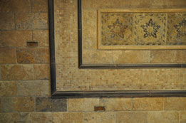Tile work detail